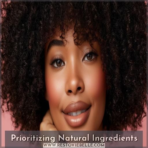 Prioritizing Natural Ingredients Prioritizing Natural Ingredients