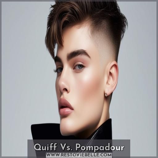 Quiff Vs. Pompadour Quiff Vs. Pompadour