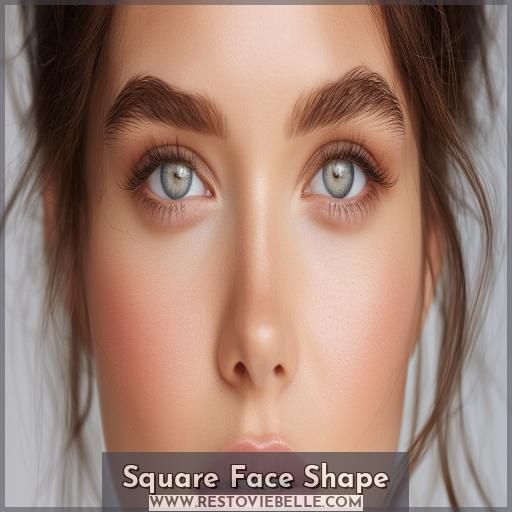 Square Face Shape Square Face Shape