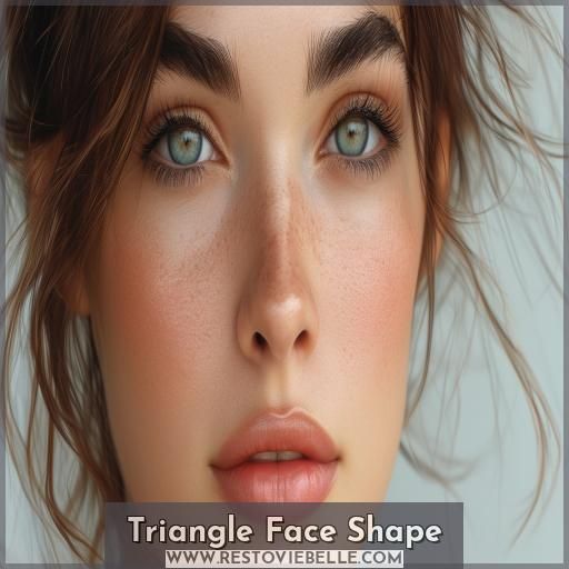 Triangle Face Shape Triangle Face Shape