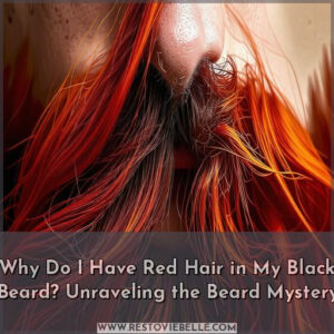 why do i have red hair in my black beard