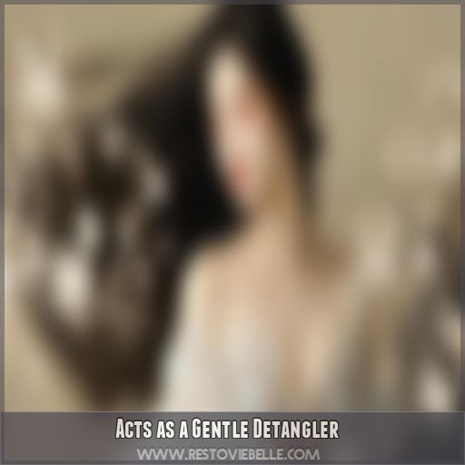 Acts as a Gentle Detangler Acts as a Gentle Detangler