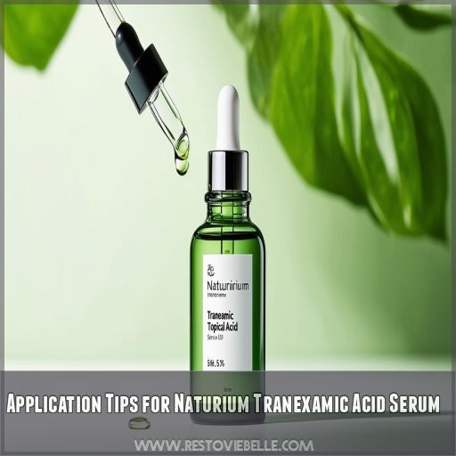 Application Tips for Naturium Tranexamic Acid Serum Application Tips for Naturium Tranexamic Acid Serum
