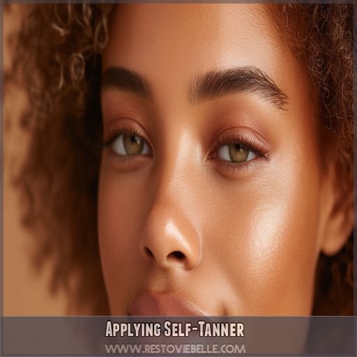 Applying Self-Tanner Applying Self-Tanner