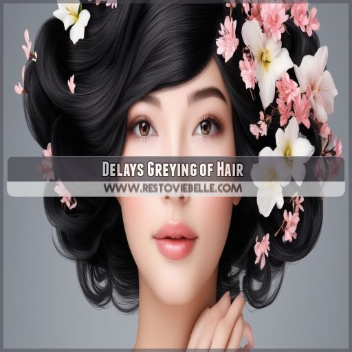 Delays Greying of Hair Delays Greying of Hair