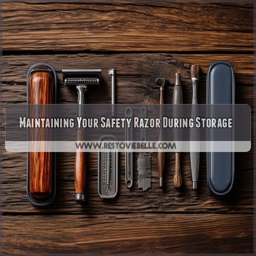Maintaining Your Safety Razor During Storage Maintaining Your Safety Razor During Storage