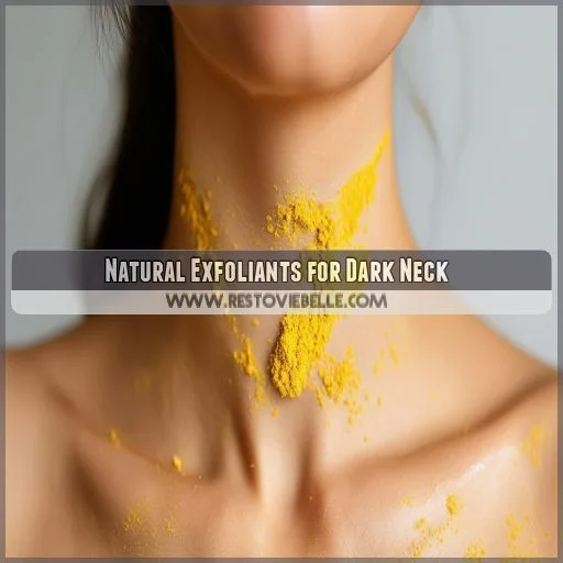 Natural Exfoliants for Dark Neck