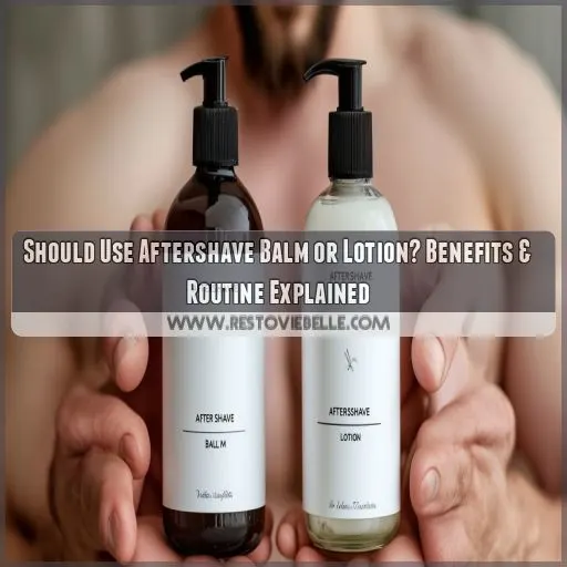 should use aftershave balm or lotion