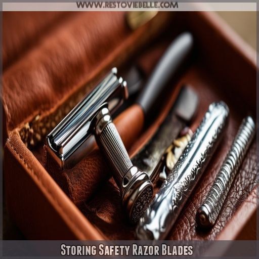 Storing Safety Razor Blades Storing Safety Razor Blades