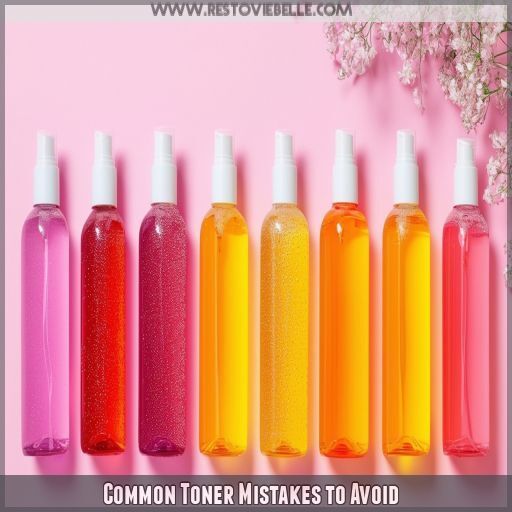 Common Toner Mistakes to Avoid Common Toner Mistakes to Avoid