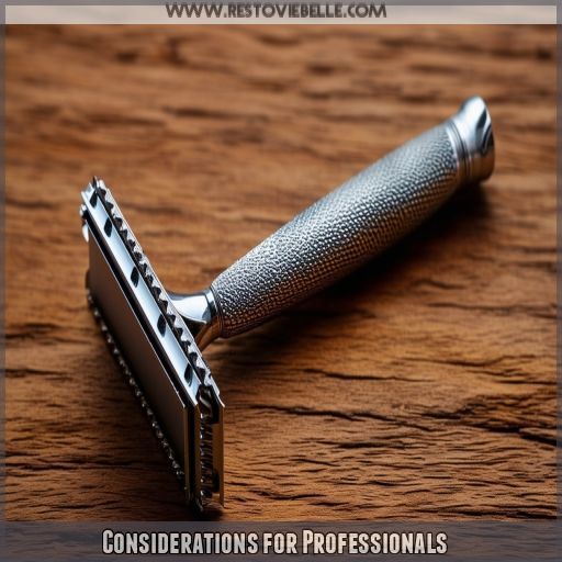 Considerations for Professionals Considerations for Professionals