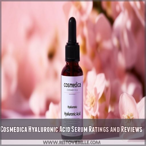 Cosmedica Hyaluronic Acid Serum Ratings and Reviews Cosmedica Hyaluronic Acid Serum Ratings and Reviews