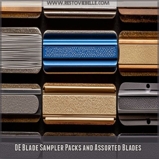 DE Blade Sampler Packs and Assorted Blades DE Blade Sampler Packs and Assorted Blades