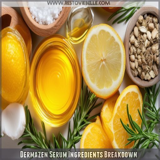 Dermazen Serum Ingredients Breakdown Dermazen Serum Ingredients Breakdown