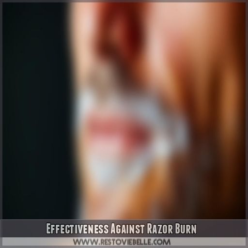 Effectiveness Against Razor Burn Effectiveness Against Razor Burn