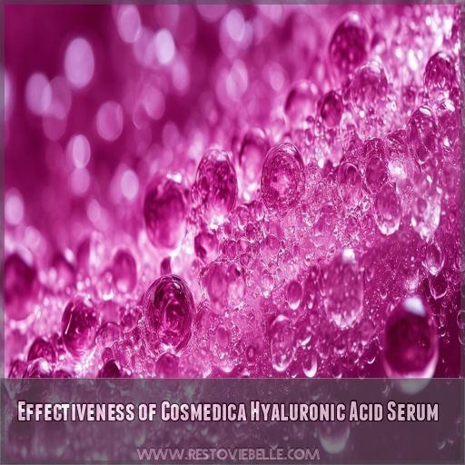 Effectiveness of Cosmedica Hyaluronic Acid Serum Effectiveness of Cosmedica Hyaluronic Acid Serum