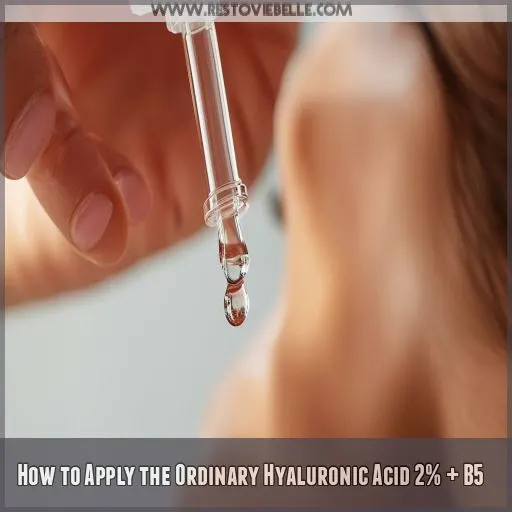 How to Apply the Ordinary Hyaluronic Acid 2% + B5