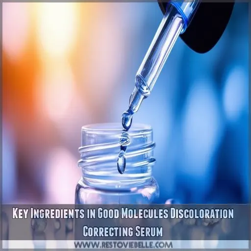 Key Ingredients in Good Molecules Discoloration Correcting Serum