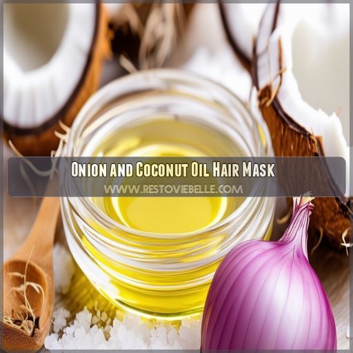 Onion and Coconut Oil Hair Mask Onion and Coconut Oil Hair Mask