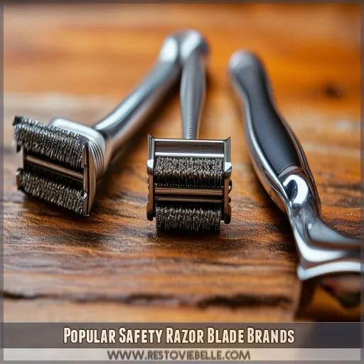 Popular Safety Razor Blade Brands