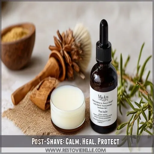 Post-Shave: Calm, Heal, Protect