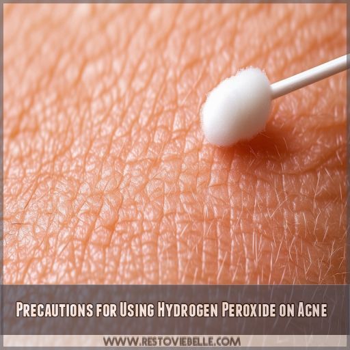 Precautions for Using Hydrogen Peroxide on Acne Precautions for Using Hydrogen Peroxide on Acne