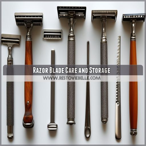 Razor Blade Care and Storage Razor Blade Care and Storage