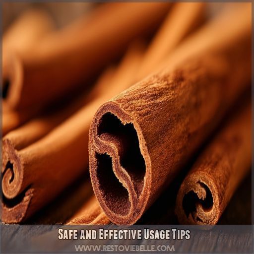 Safe and Effective Usage Tips Safe and Effective Usage Tips