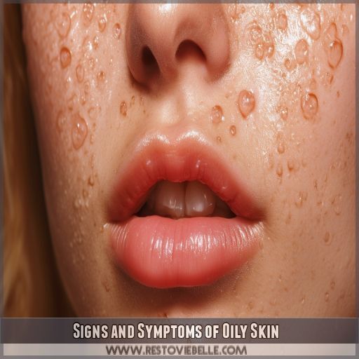 Signs and Symptoms of Oily Skin Signs and Symptoms of Oily Skin