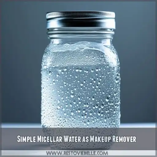 Simple Micellar Water as Makeup Remover