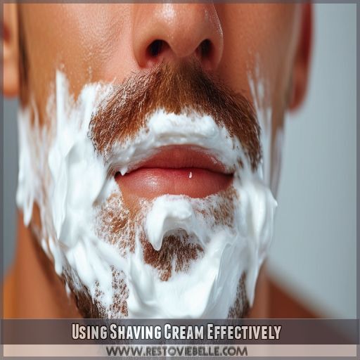 Using Shaving Cream Effectively Using Shaving Cream Effectively