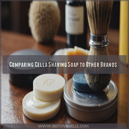 Comparing Cella Shaving Soap to Other Brands Comparing Cella Shaving Soap to Other Brands