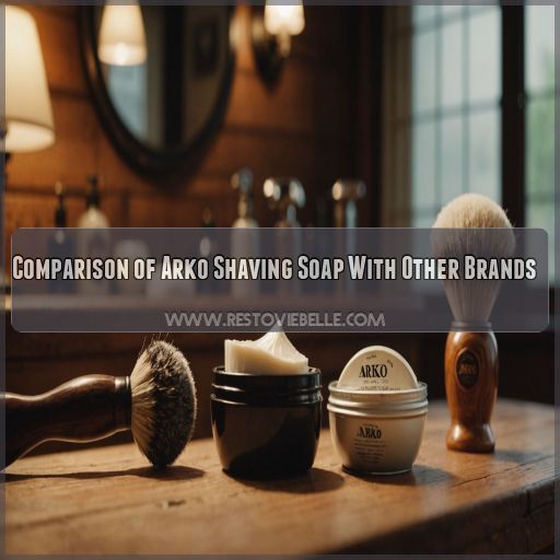 Comparison of Arko Shaving Soap With Other Brands Comparison of Arko Shaving Soap With Other Brands