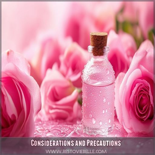 Considerations and Precautions Considerations and Precautions