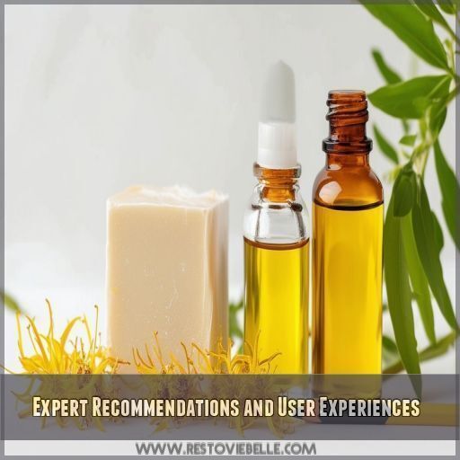 Expert Recommendations and User Experiences Expert Recommendations and User Experiences