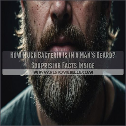 how much bacteria is in a man's beard how much bacteria is in a man's beard