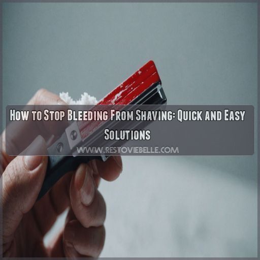 how to stop bleeding from shaving how to stop bleeding from shaving