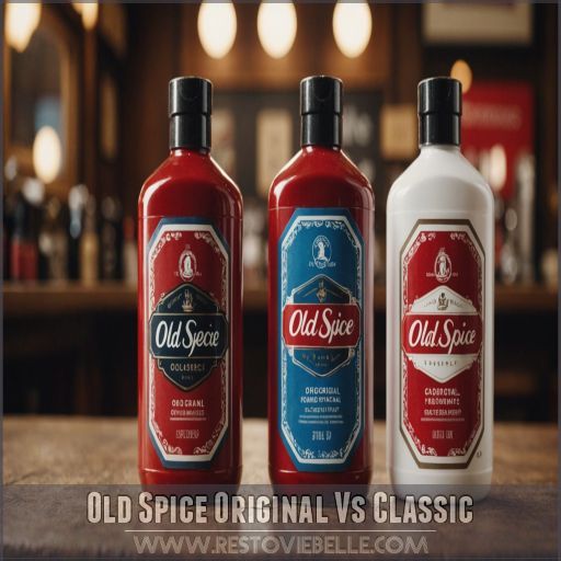 old spice original vs classic