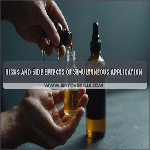 Risks and Side Effects of Simultaneous Application Risks and Side Effects of Simultaneous Application