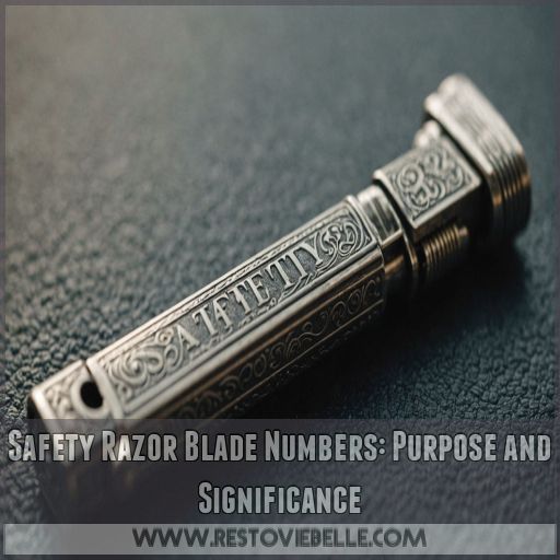 Safety Razor Blade Numbers: Purpose and Significance