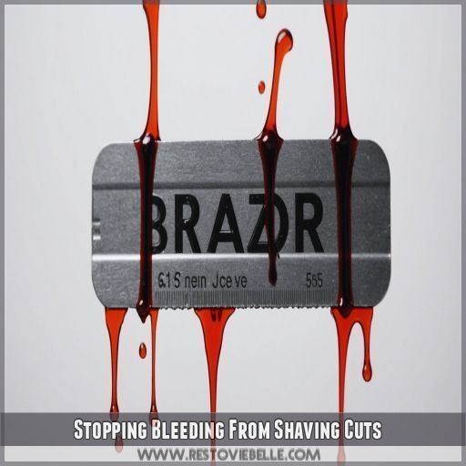 Stopping Bleeding From Shaving Cuts Stopping Bleeding From Shaving Cuts