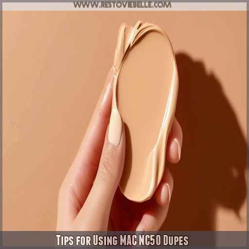Tips for Using MAC NC50 Dupes Tips for Using MAC NC50 Dupes