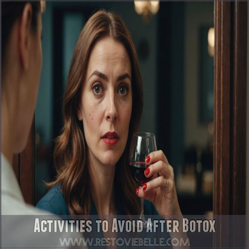 Activities to Avoid After Botox Activities to Avoid After Botox