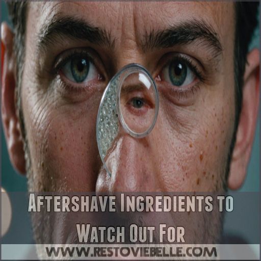 Aftershave Ingredients to Watch Out For