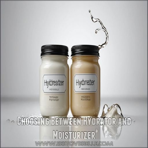 Choosing Between Hydrator and Moisturizer Choosing Between Hydrator and Moisturizer