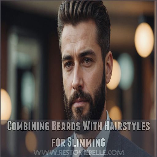 Combining Beards With Hairstyles for Slimming Combining Beards With Hairstyles for Slimming