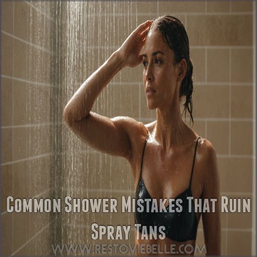 Common Shower Mistakes That Ruin Spray Tans Common Shower Mistakes That Ruin Spray Tans