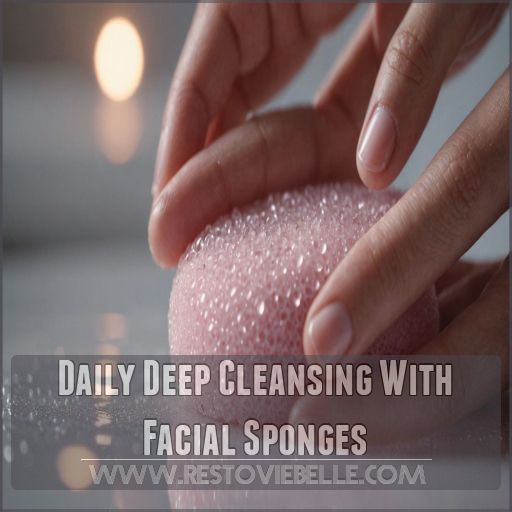 Daily Deep Cleansing With Facial Sponges Daily Deep Cleansing With Facial Sponges