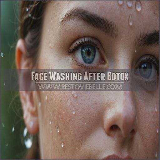 Face Washing After Botox Face Washing After Botox