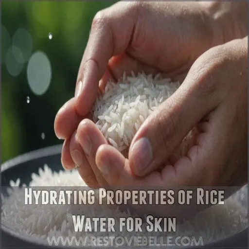 Hydrating Properties of Rice Water for Skin